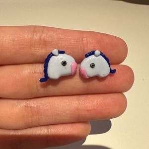 BTS BT21 Universtar MANG J-Hope Earrings Kpop Handmade polymer clay